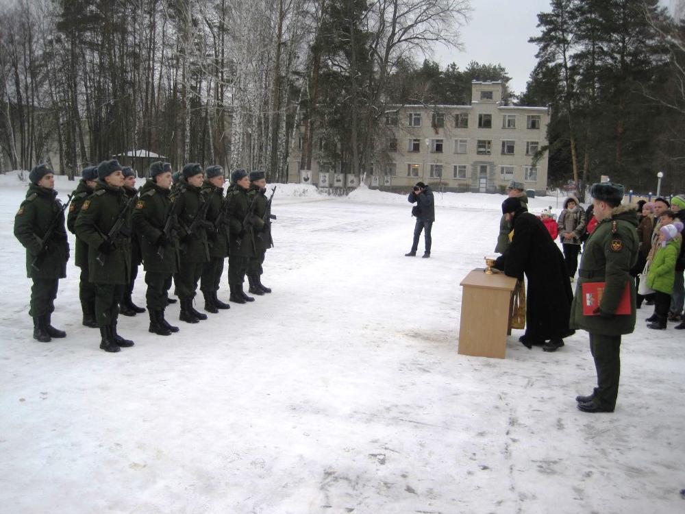 Присяга в войсковой части 30 декабря