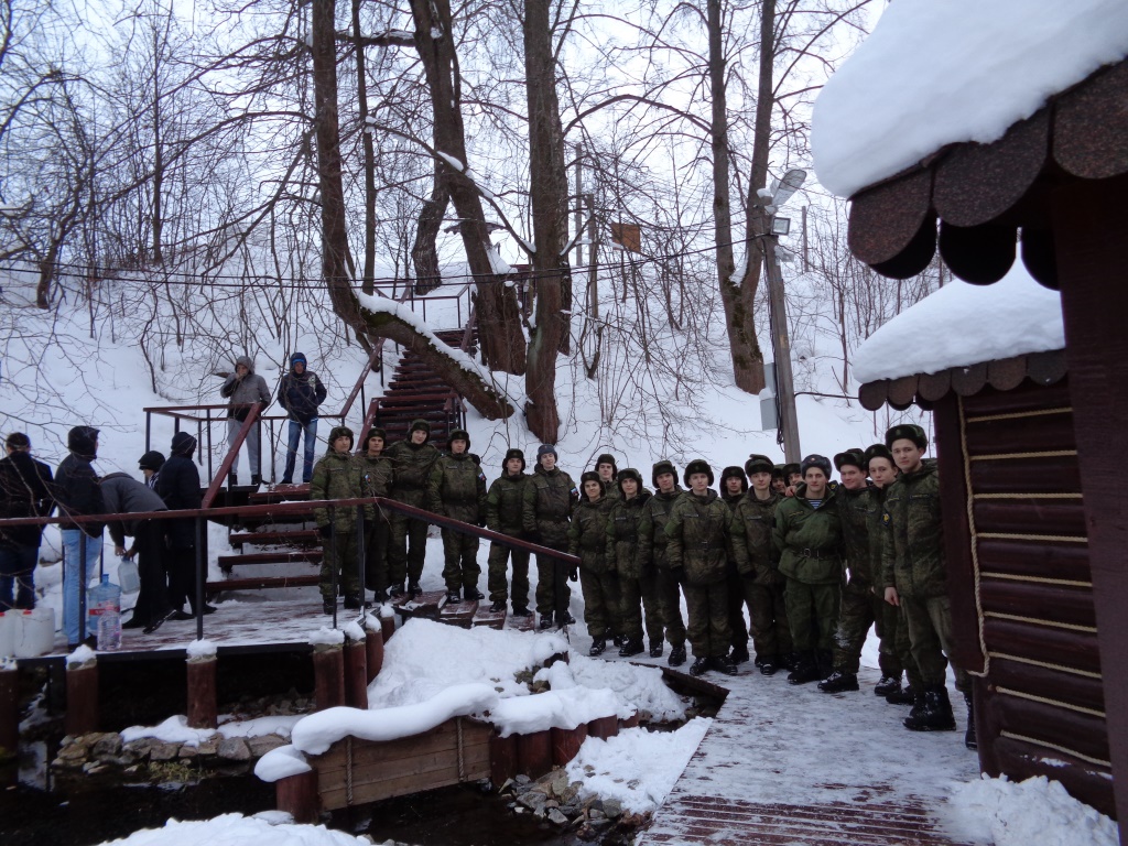 Десантники на святом источнике
