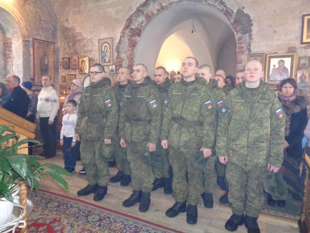 Беседа в войсковой части и солдатская поездка в храм