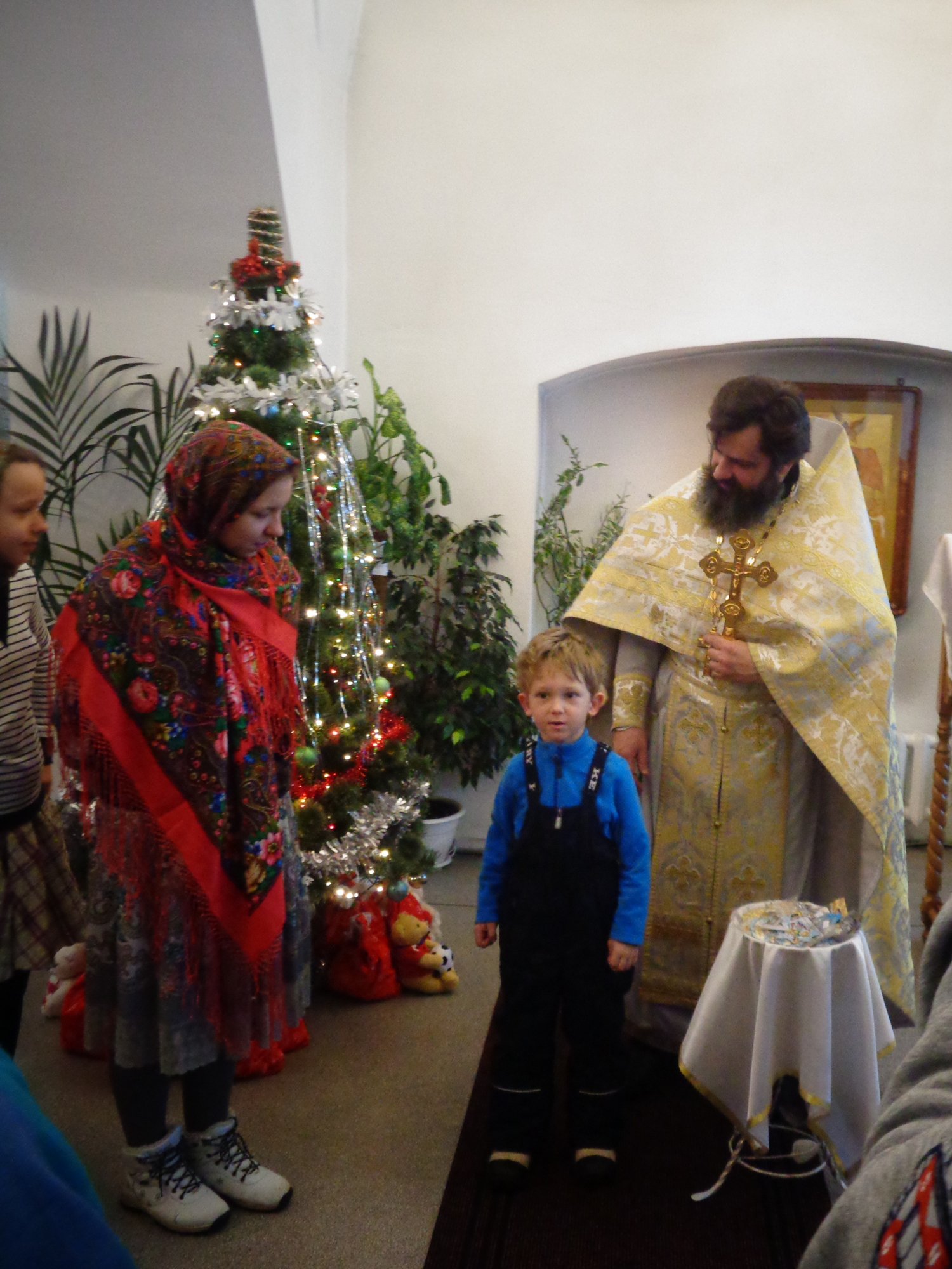 Рождество Христово на приходе Казанского храма д. Грайвороны.