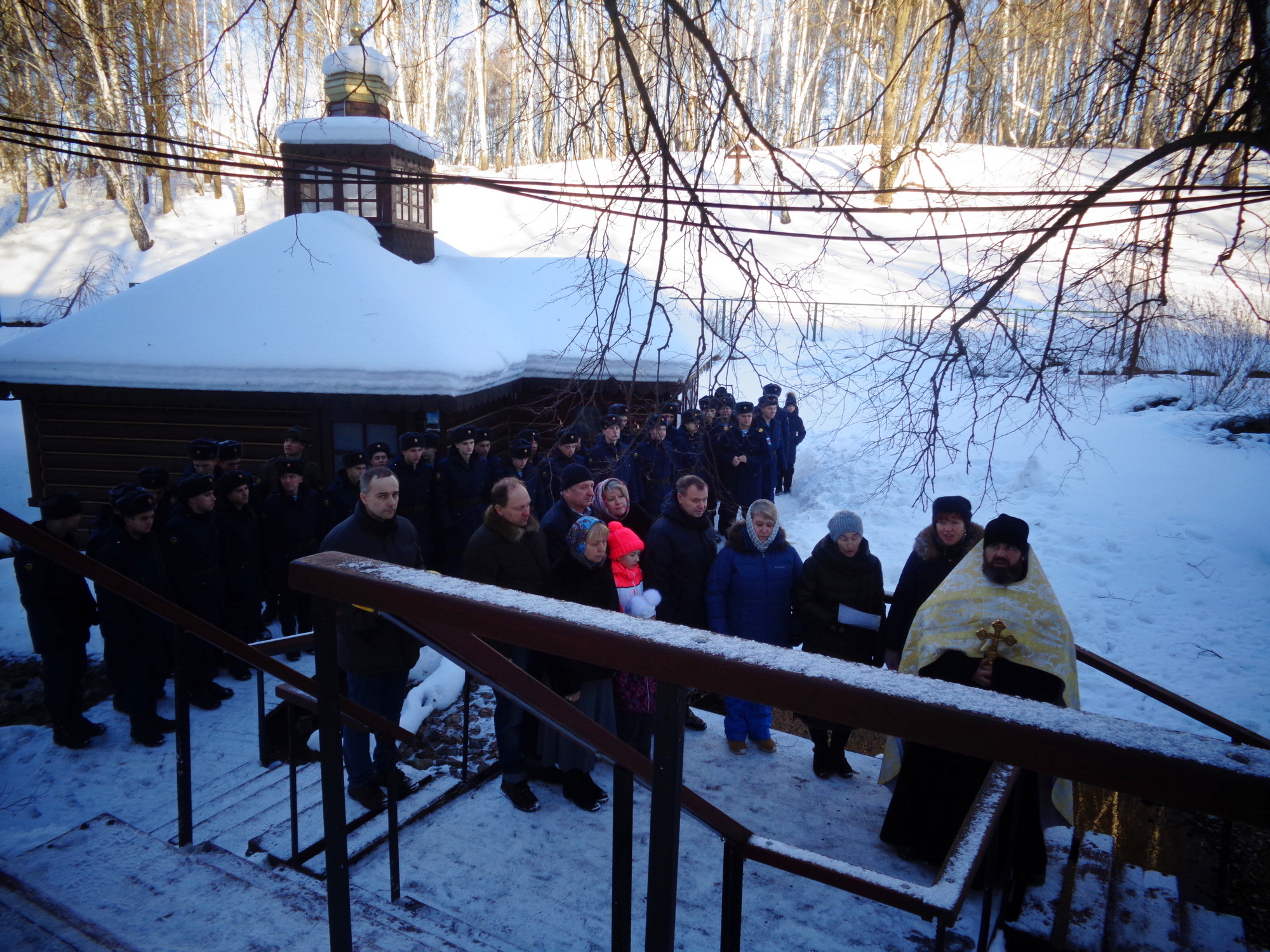 Крещение Господне на приходе Казанского храма деревни Грайвороны