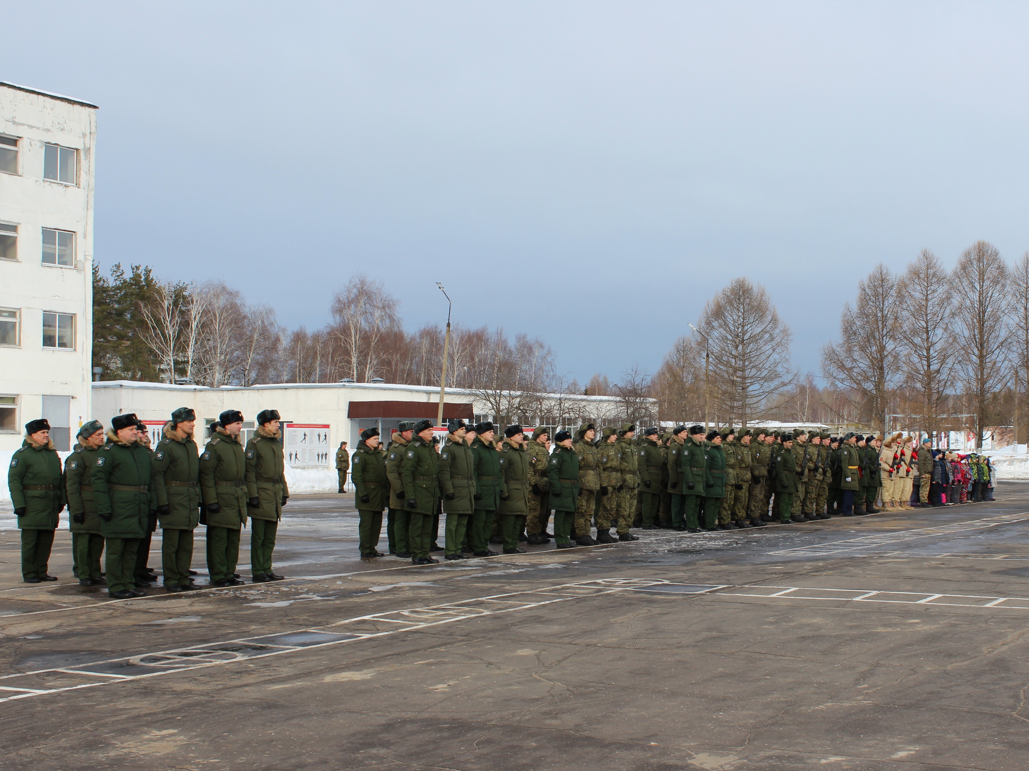 Присяга в войсковой части № 17204