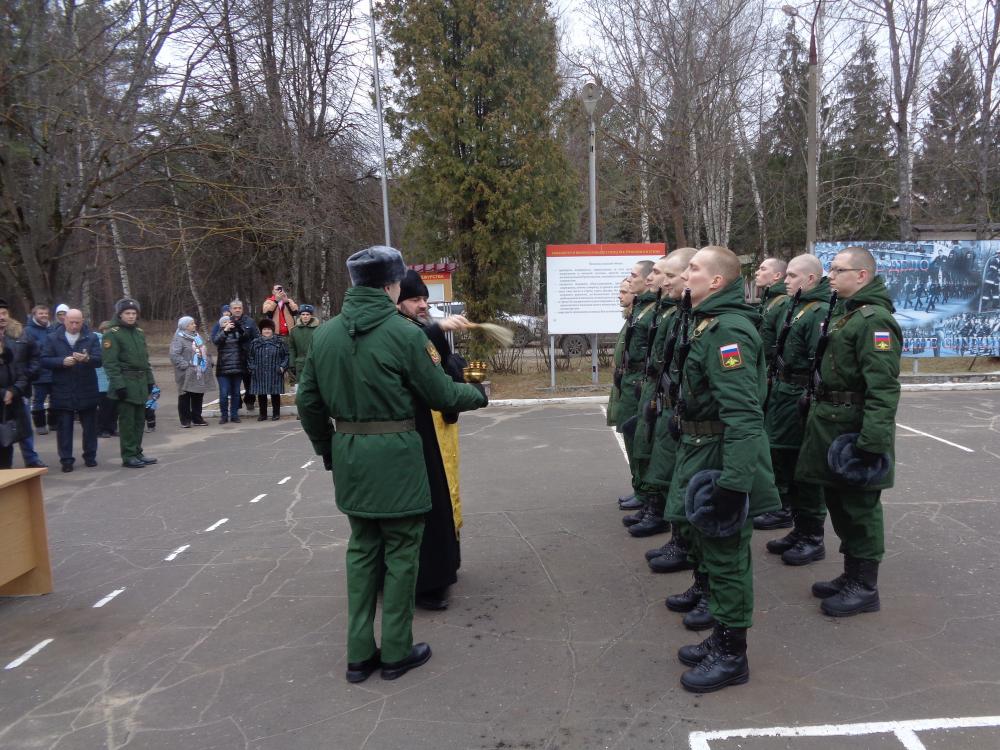 Присяга в войсковой части № 25801-8