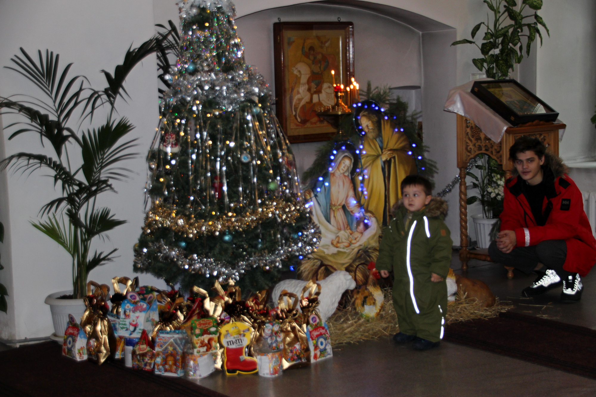 Рождество Христово на приходе Казанского храма деревни Грайвороны