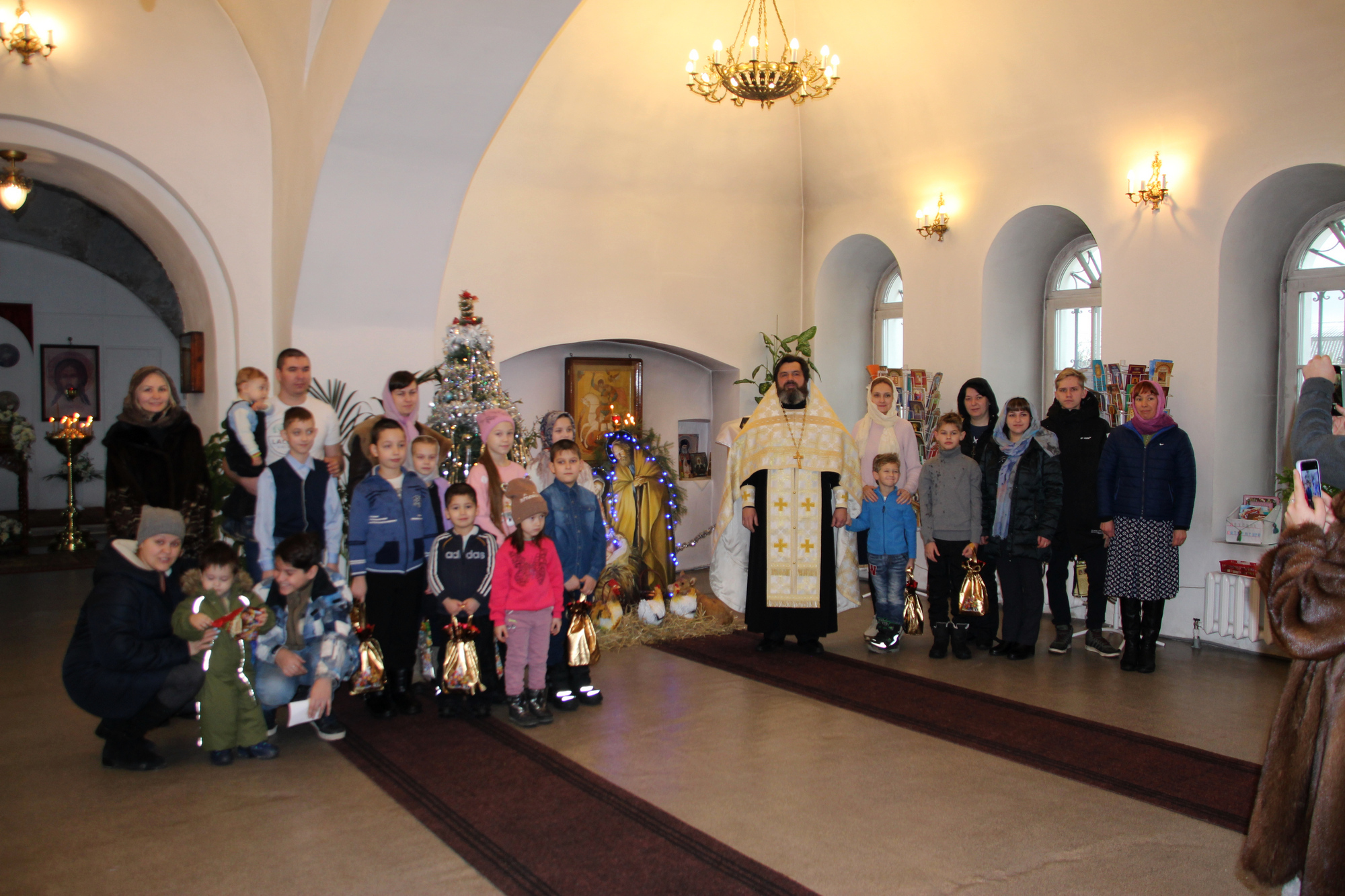 Рождество Христово на приходе Казанского храма деревни Грайвороны