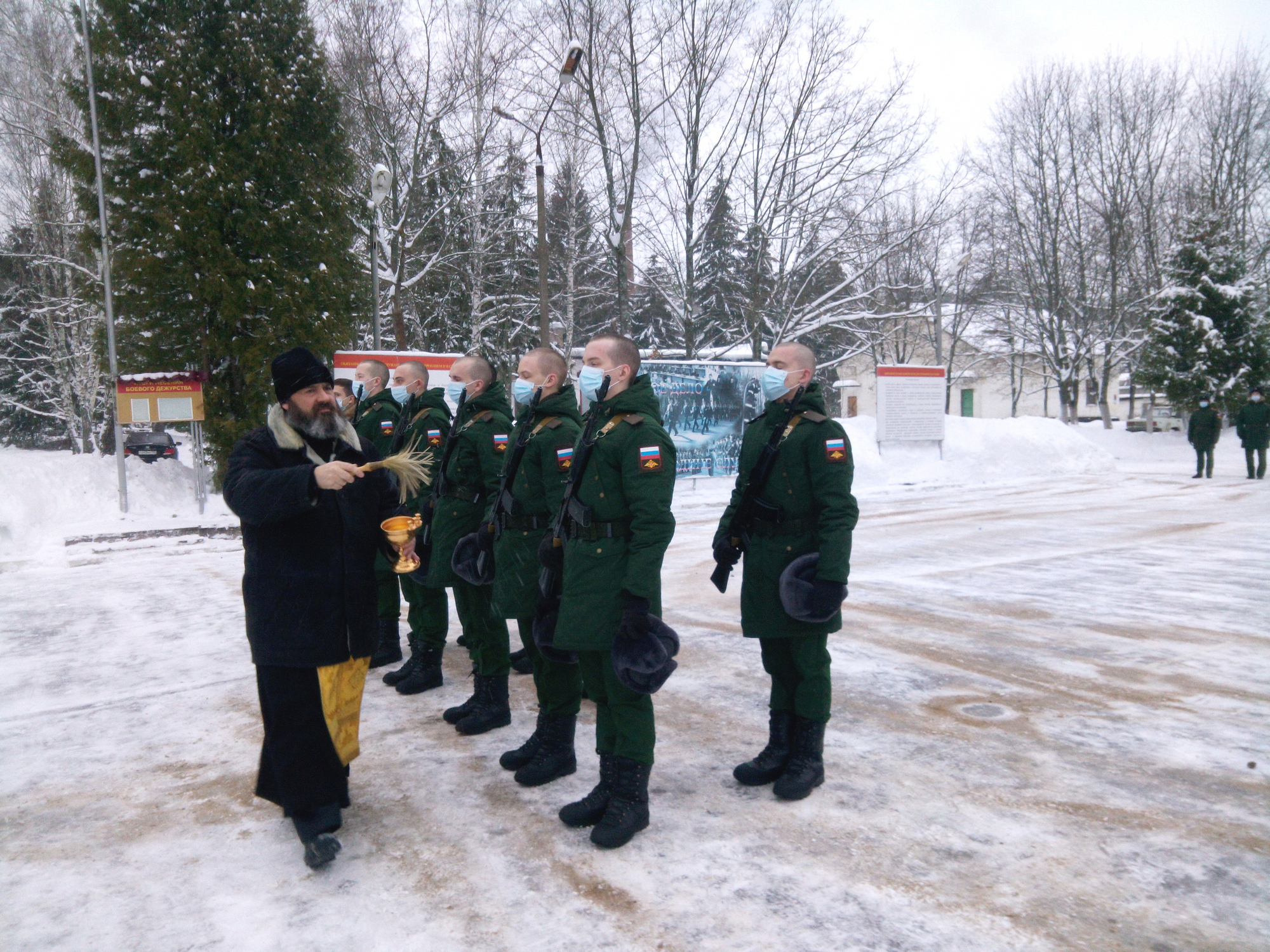 Присяга в войсковой части № 25801-8