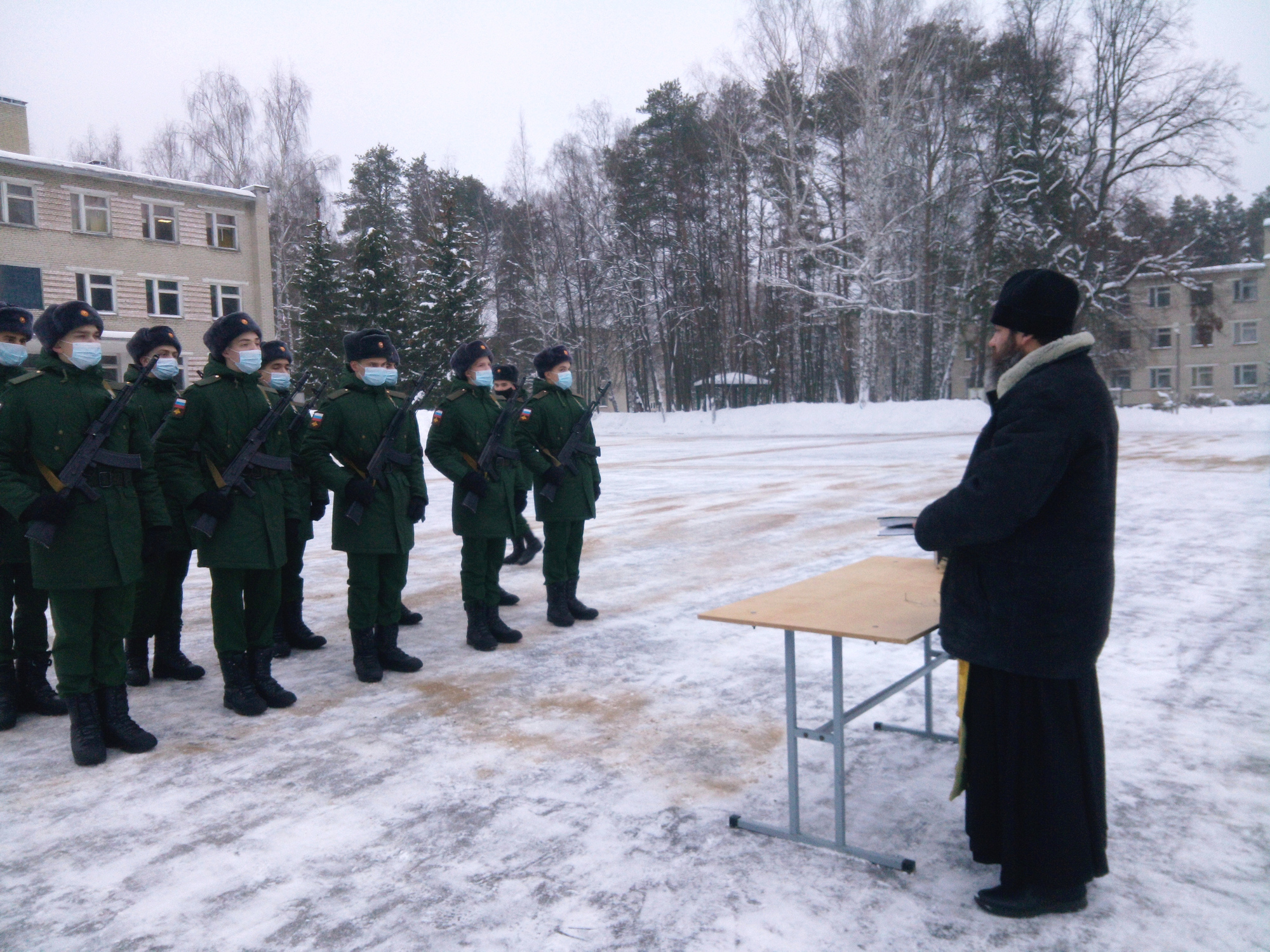 Присяга в войсковой части № 25801-8