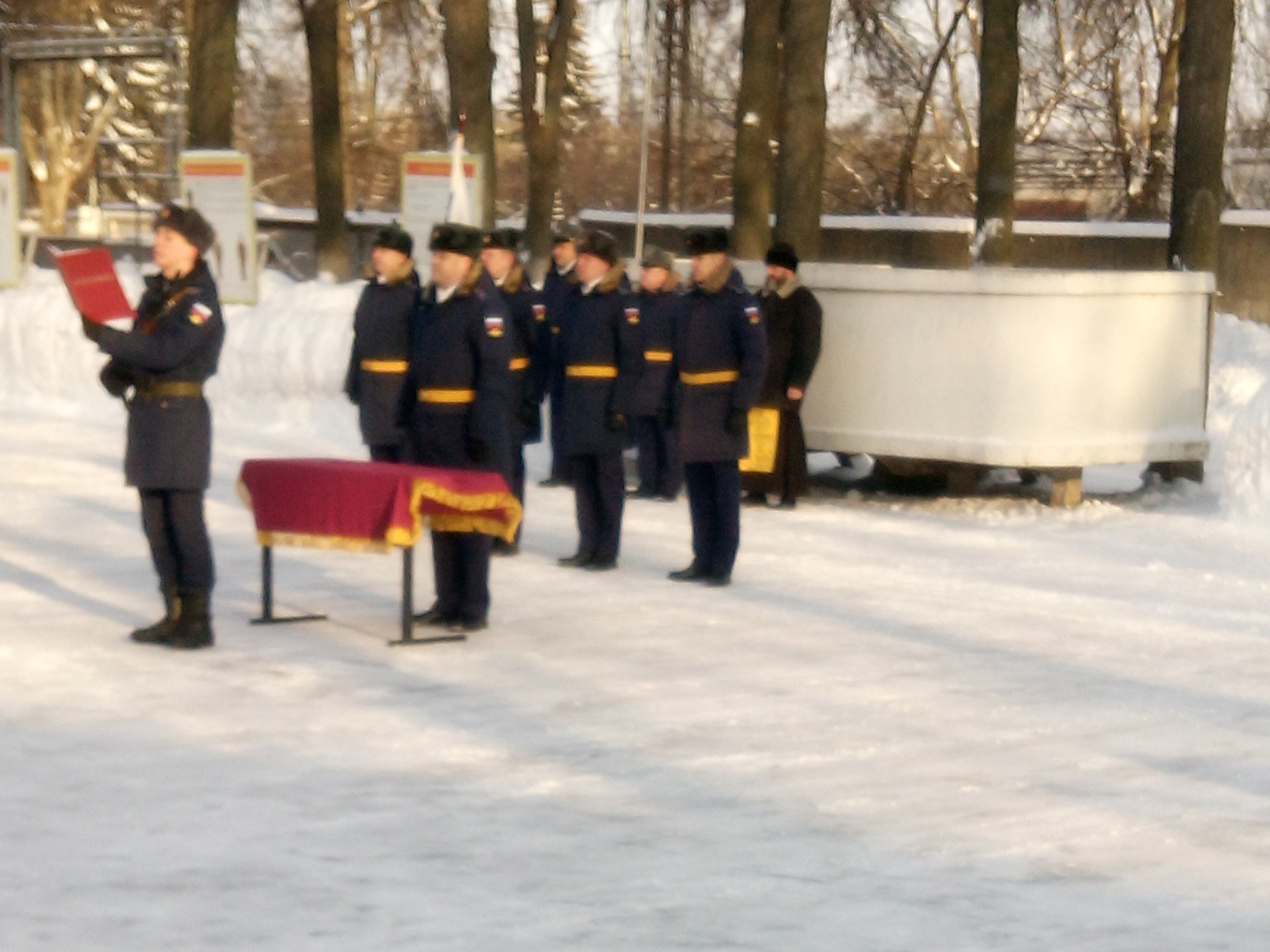 Присяга в войсковой части № 40917