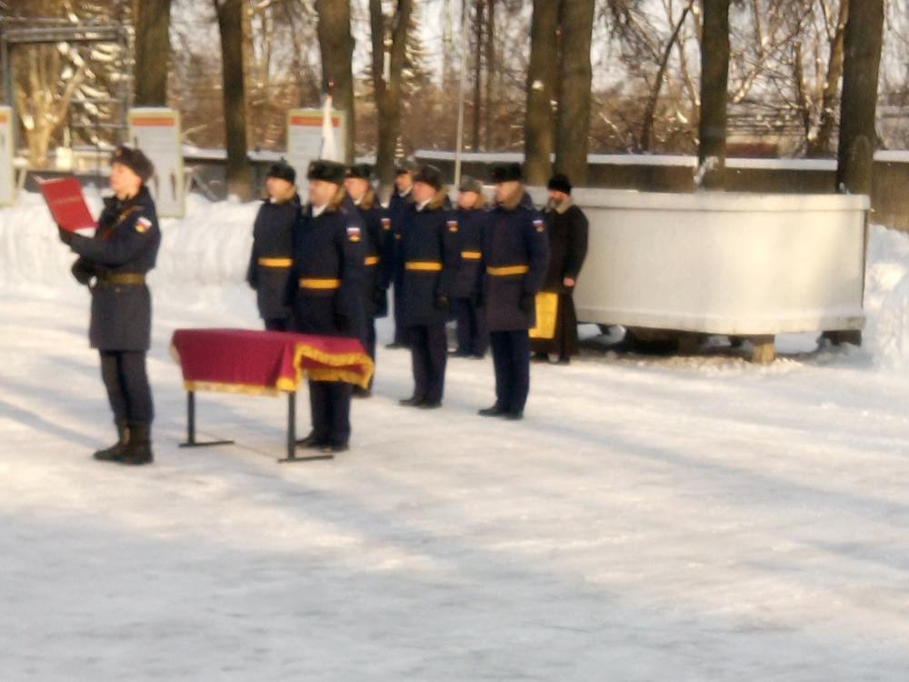 Присяга в войсковой части № 40917
