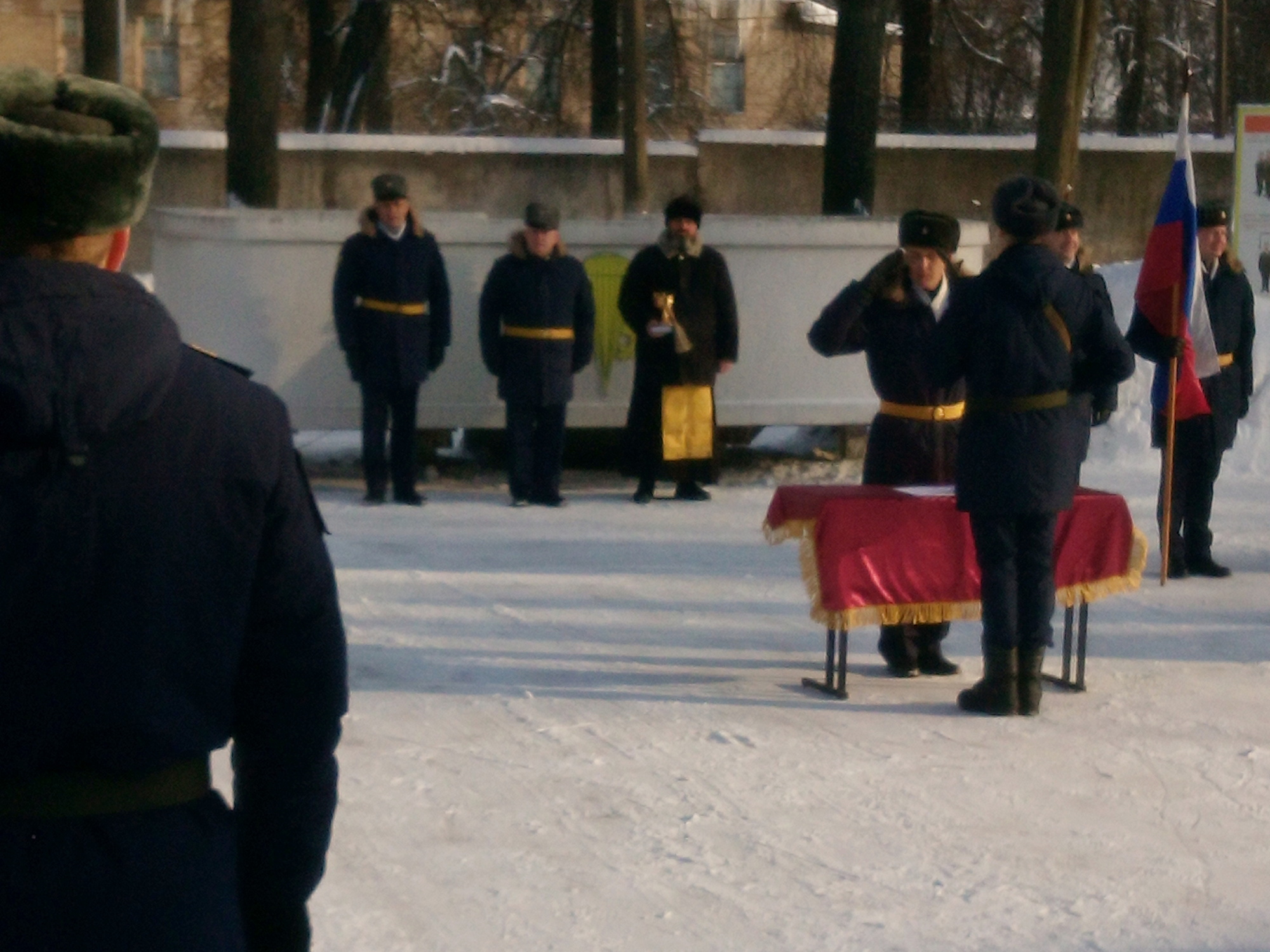 Присяга в войсковой части № 40917