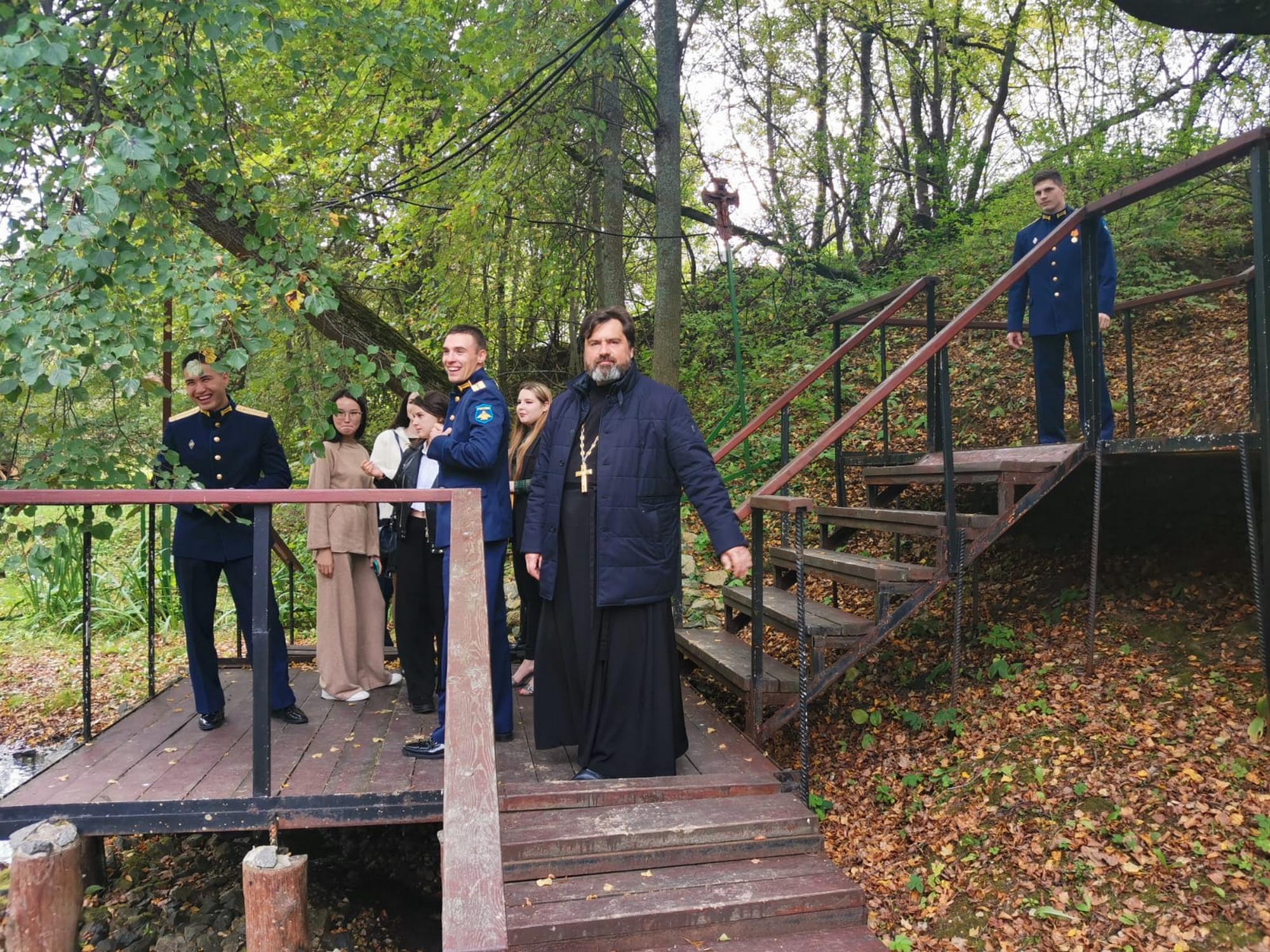 Посещение храма лейтенантами войсковой части № 17204