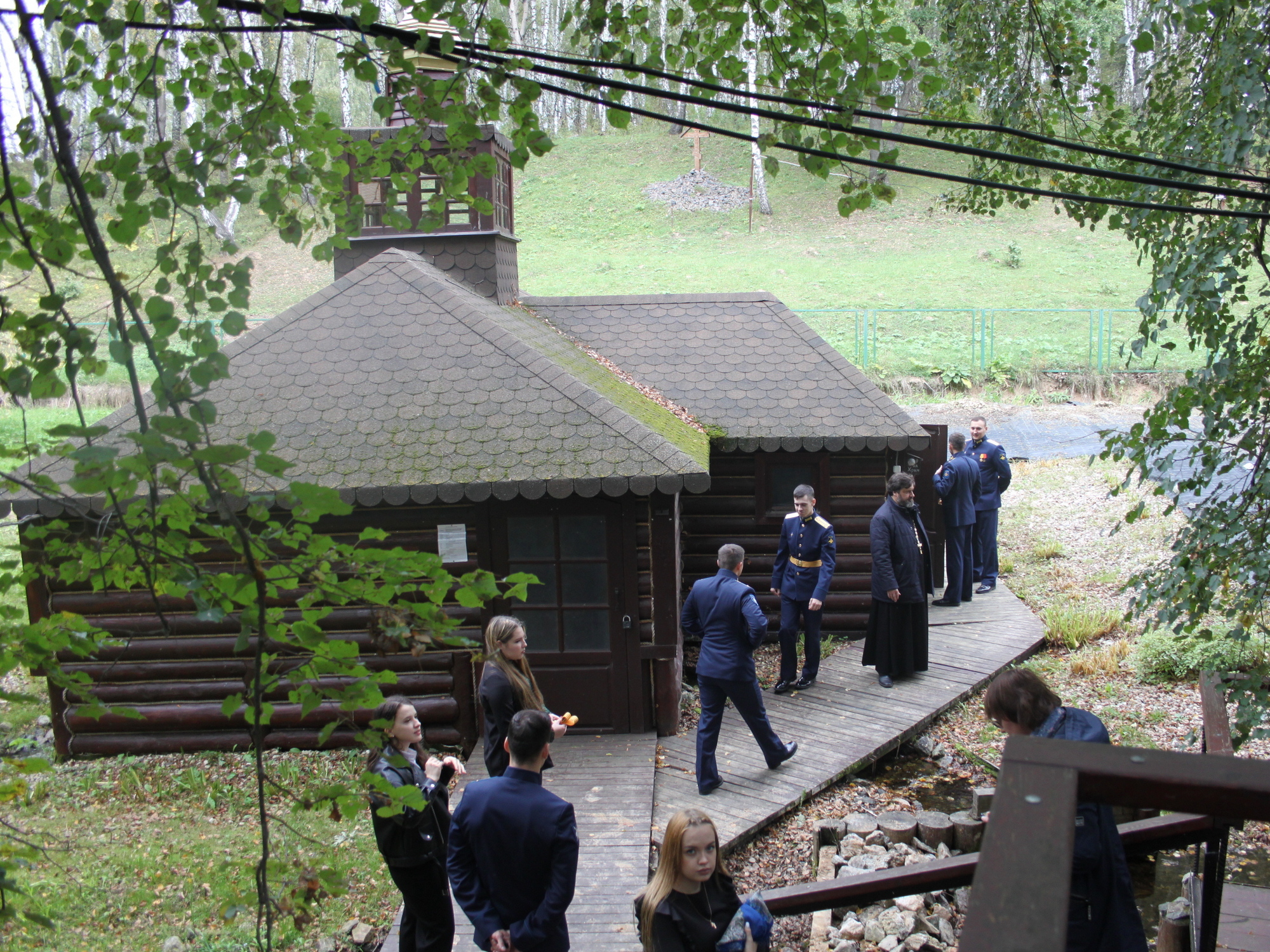 Посещение храма лейтенантами войсковой части № 17204