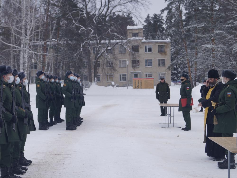 Присяга в войсковой части № 25801-8