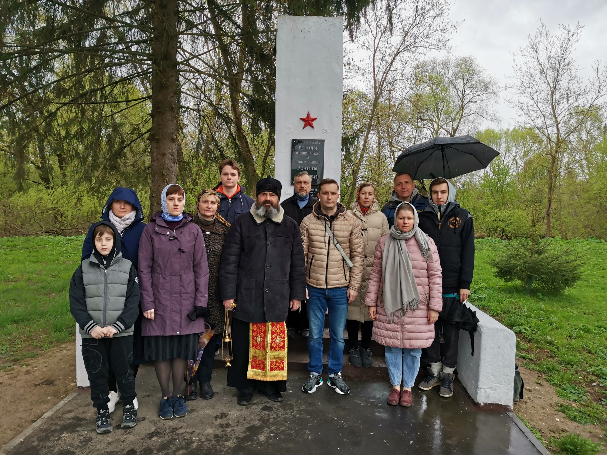 День Победы на приходе Казанского храма деревни Грайвороны