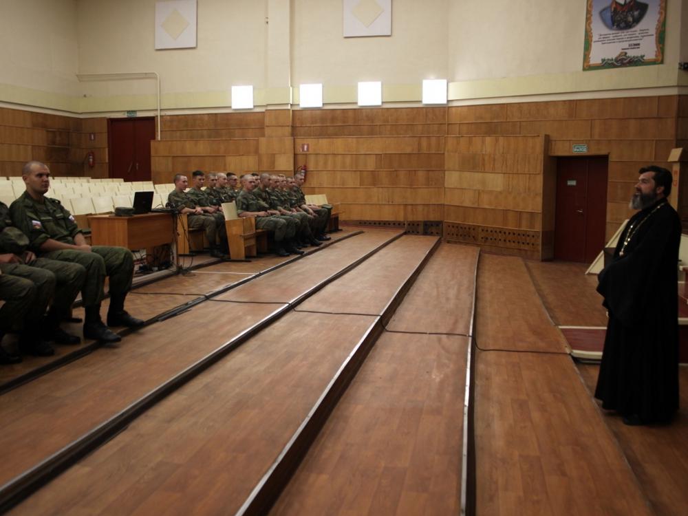 Беседа в войсковой части № 17204