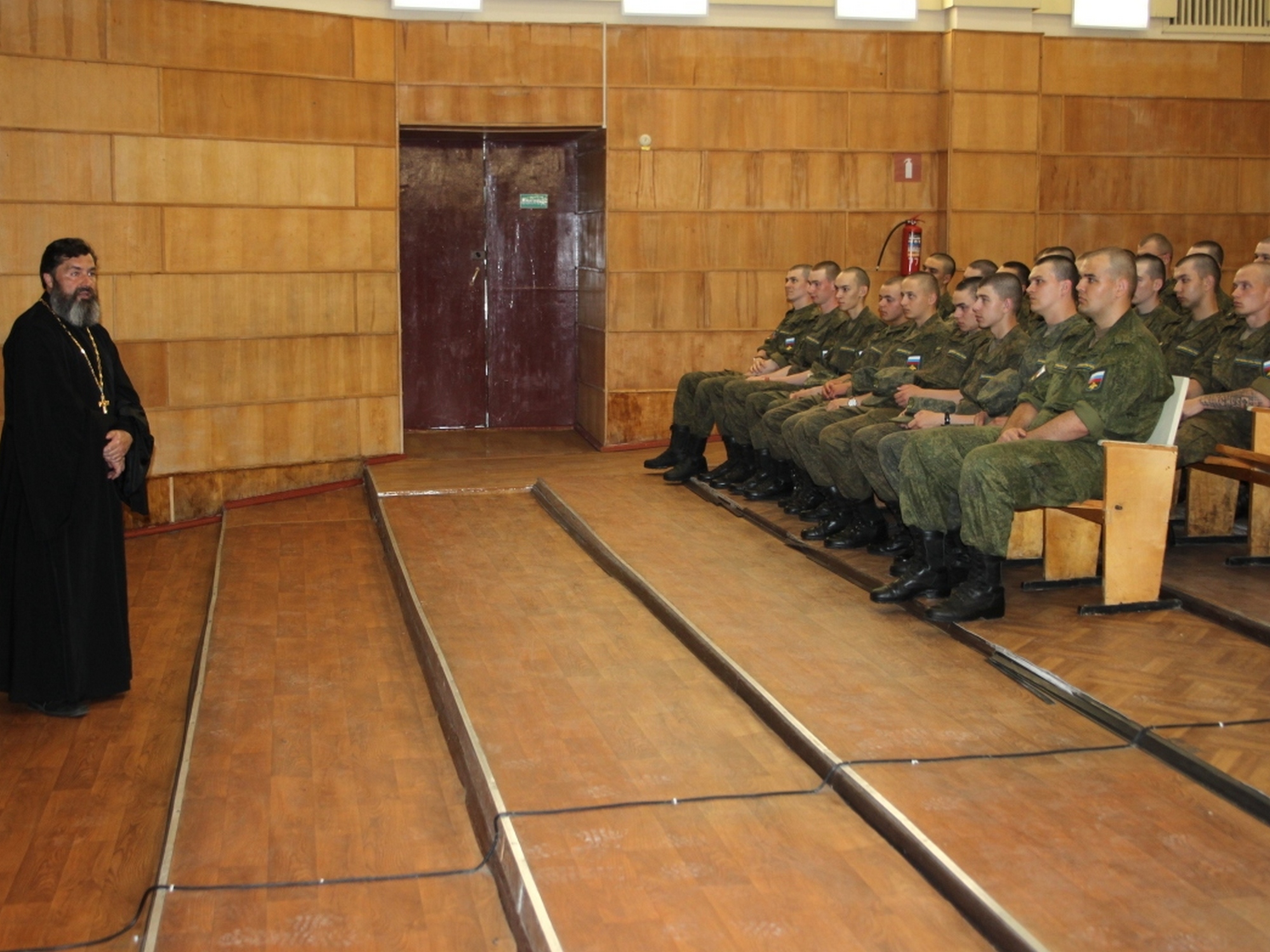 Беседа в войсковой части № 17204