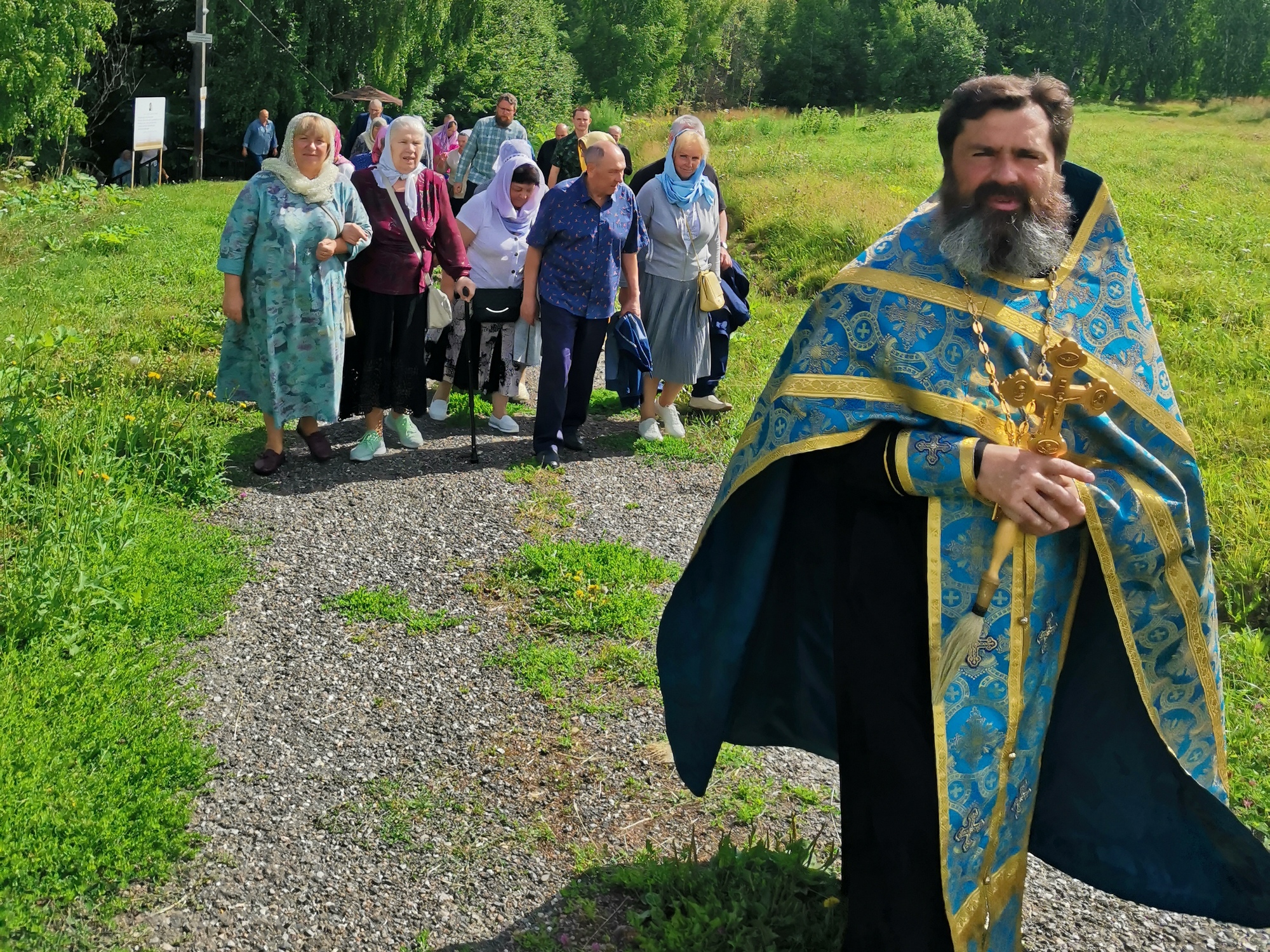 Престольный Праздник в Казанском храме деревни Грайвороны