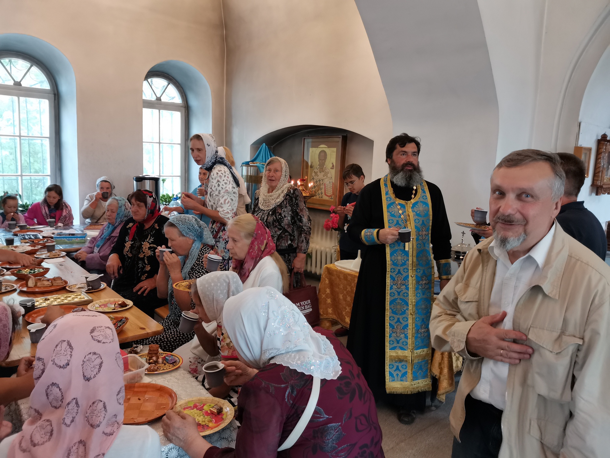 Престольный Праздник в Казанском храме деревни Грайвороны