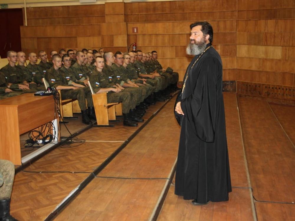 Беседа в войсковой части № 17204