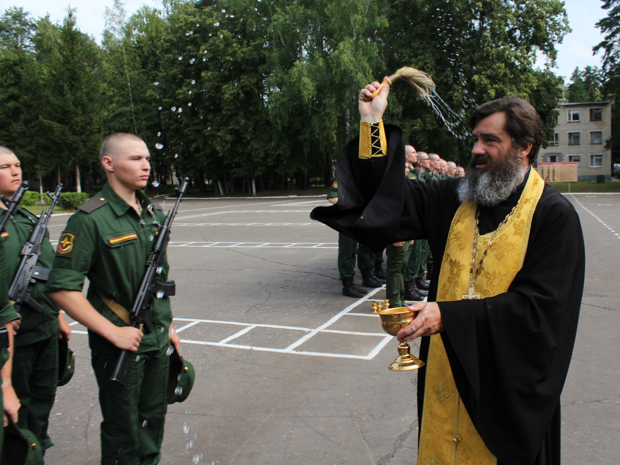 Присяга в войсковой части № 25801-8