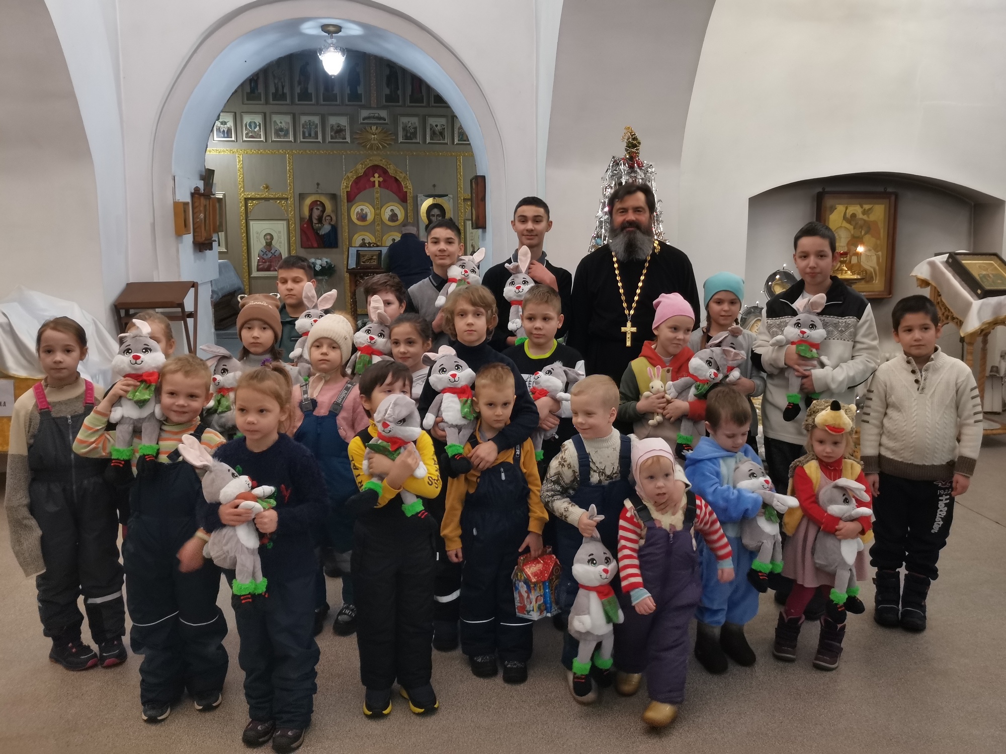 Рождество Христово на приходе Казанского храма деревни Грайвороны