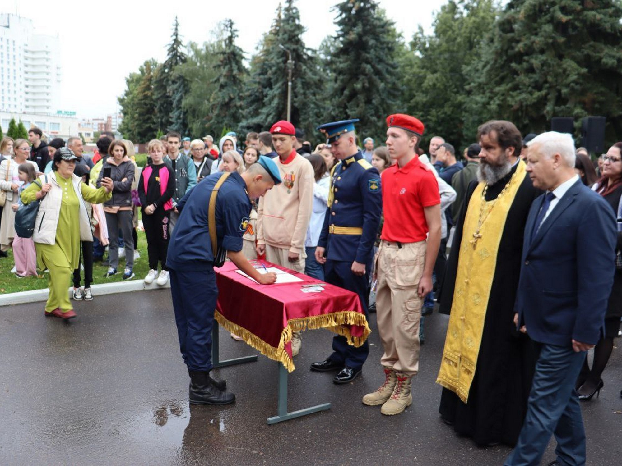 Присяга в войсковой части № 40917