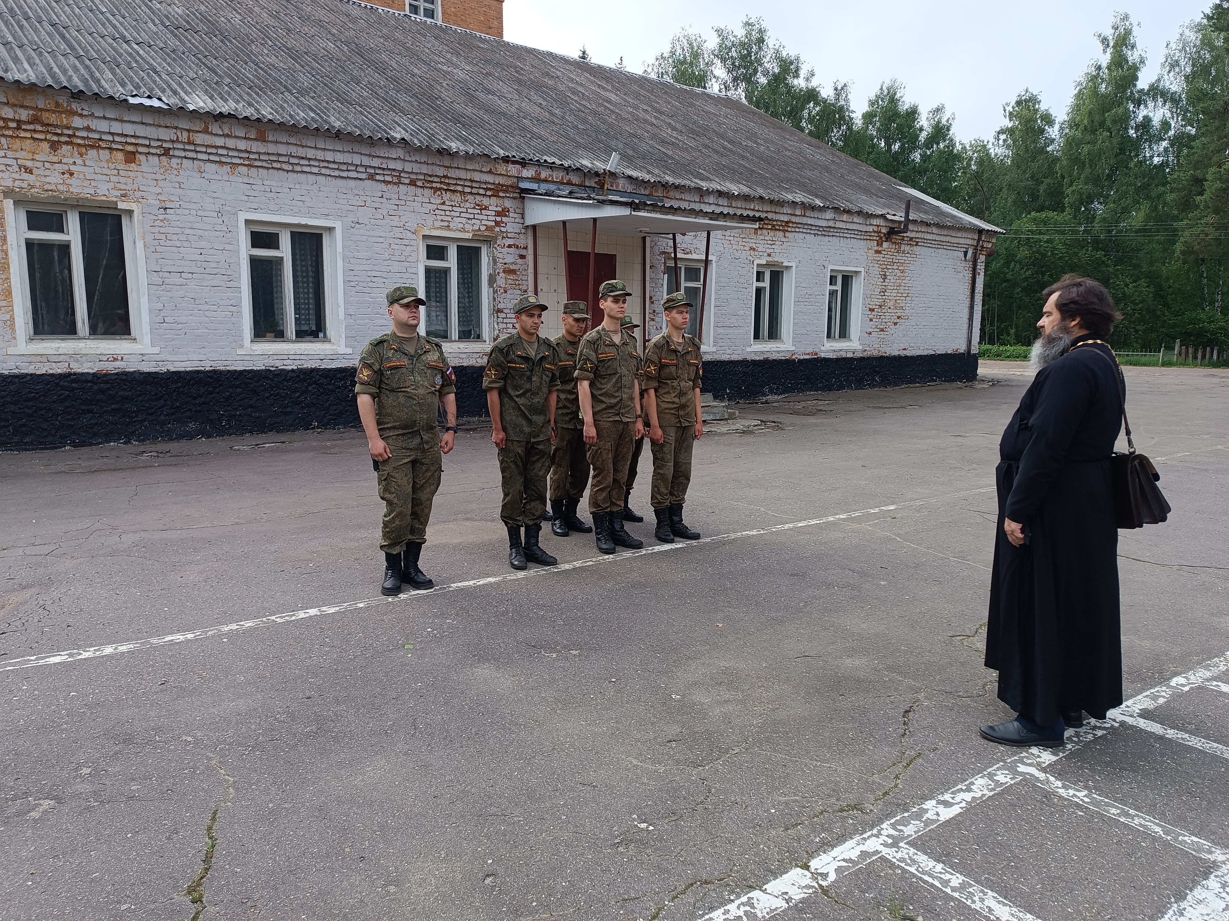 Беседа в войсковой части