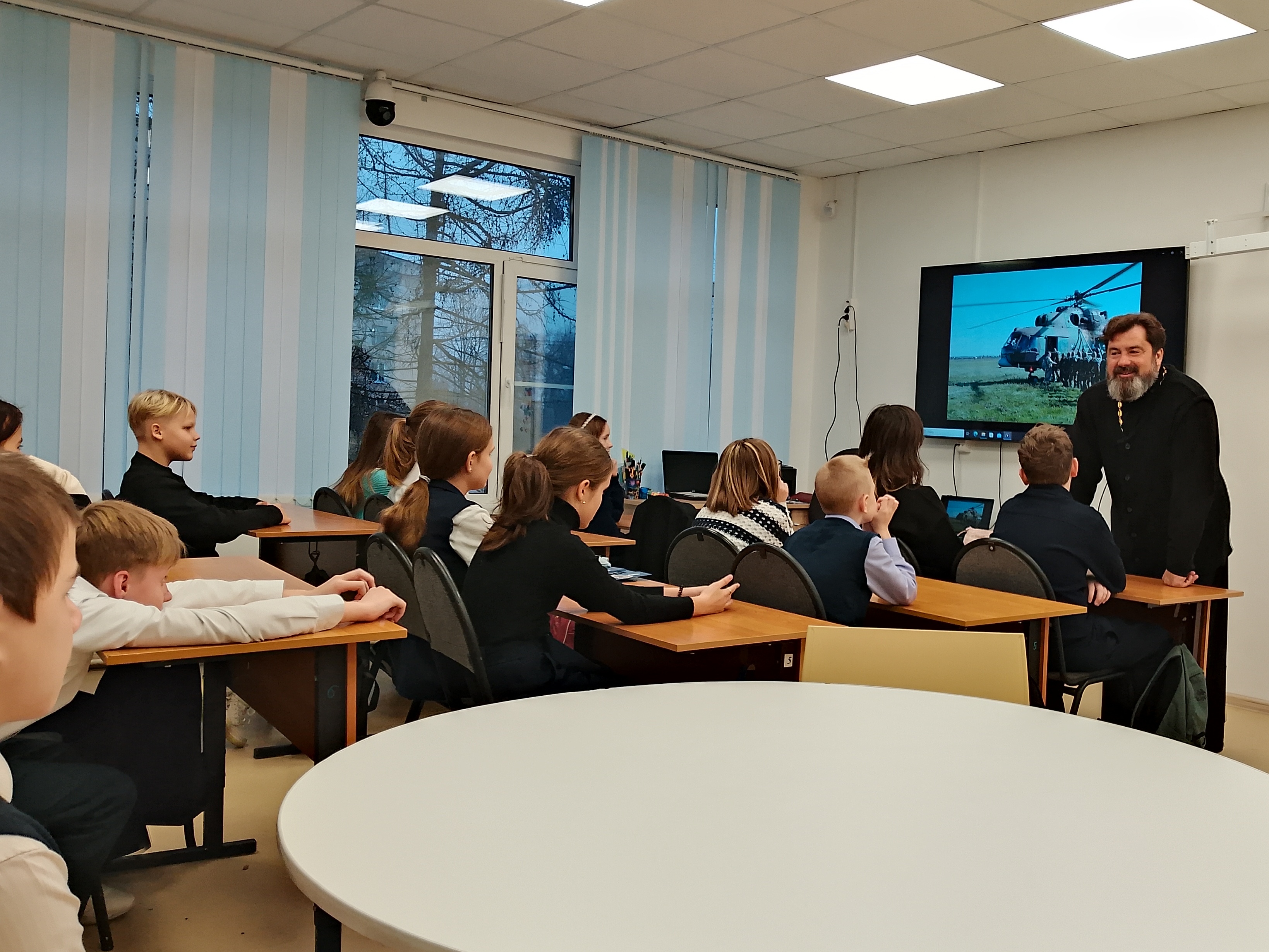 Посещение средней школы №14 г. Коломны.