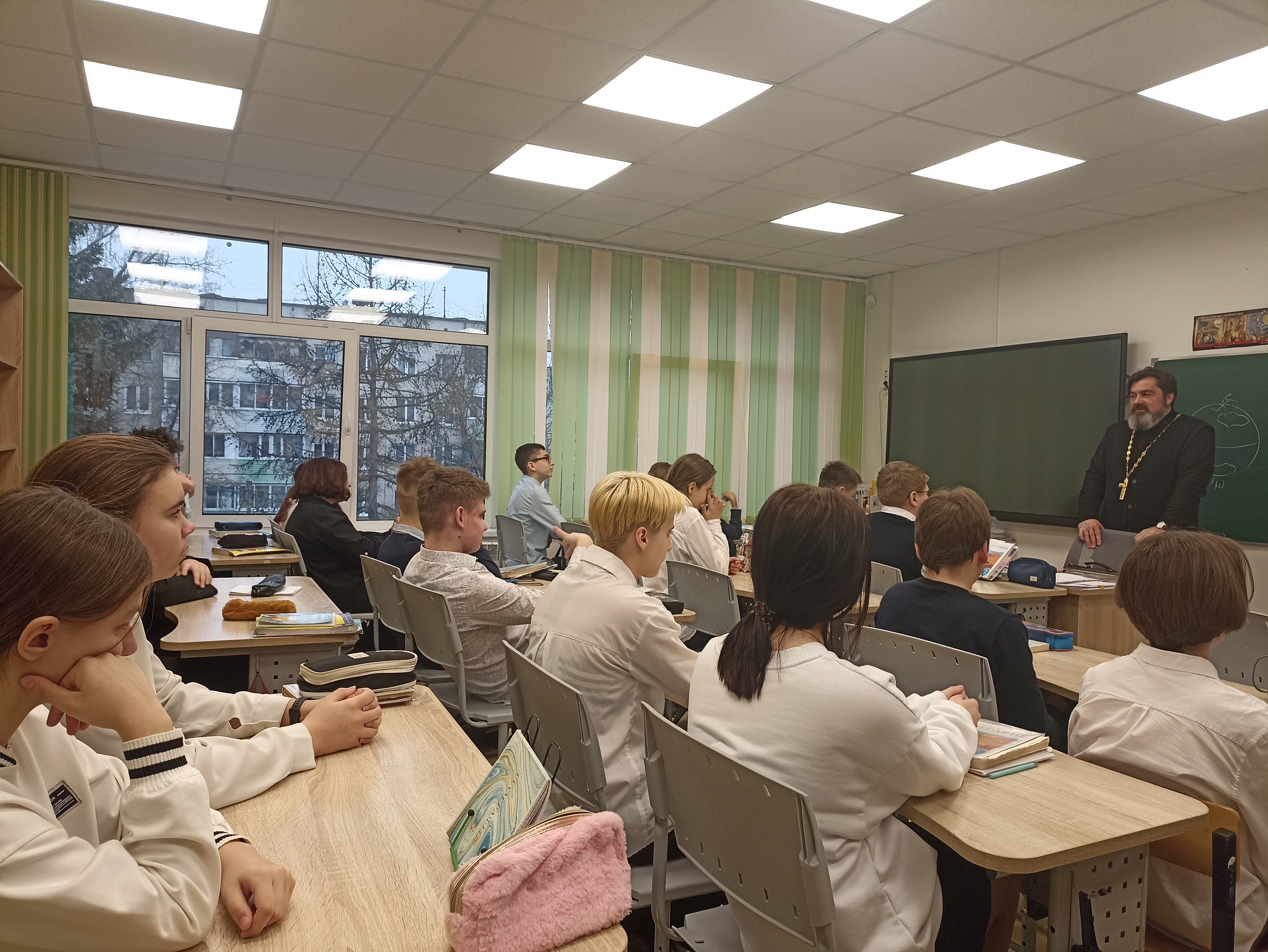 Посещение средней школы №14 г. Коломны.