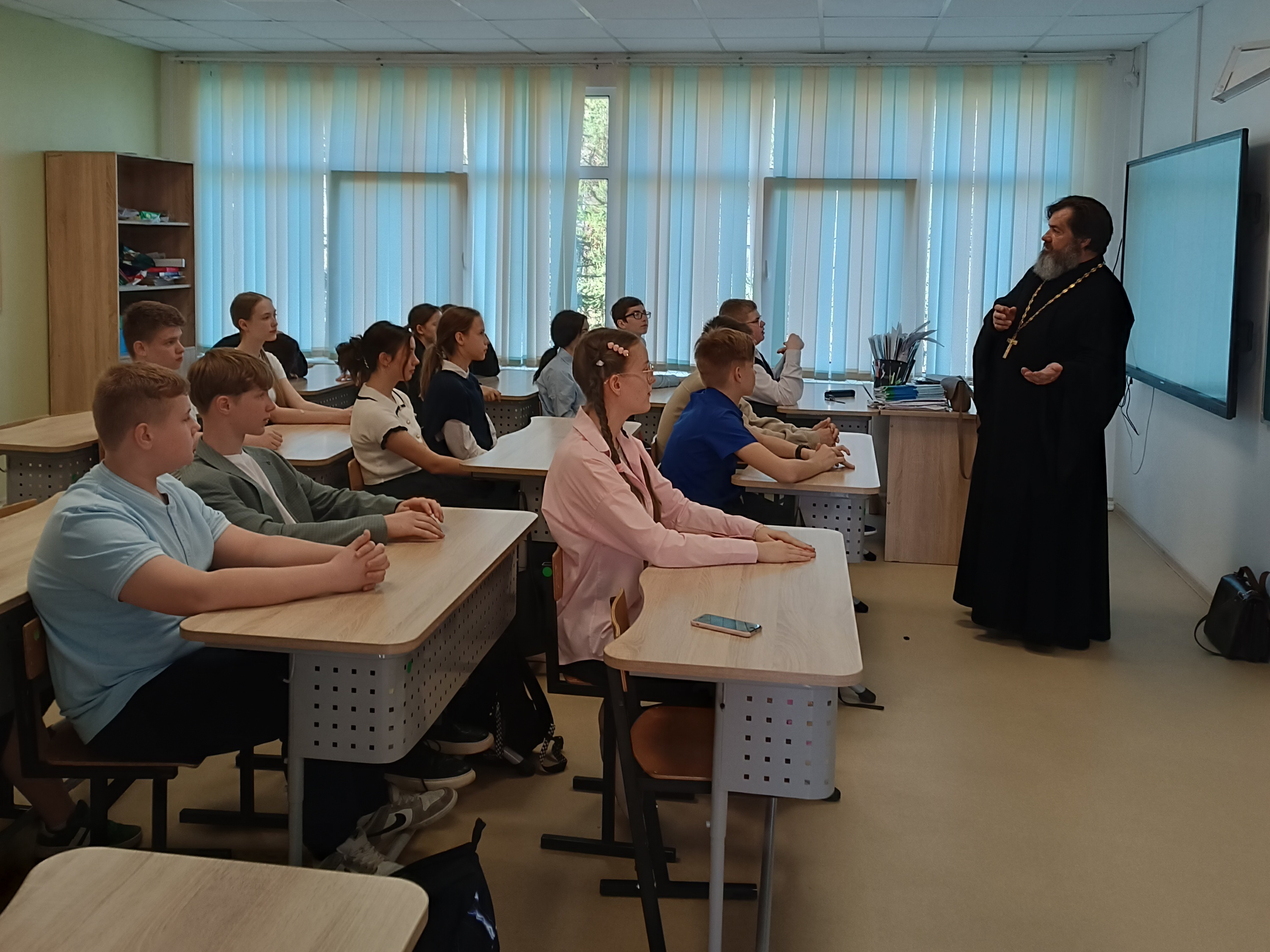 Посещение средней школы №14 г. Коломны.