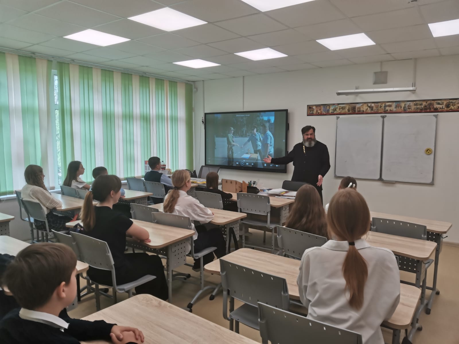 Посещение средней школы №14 г. Коломны.