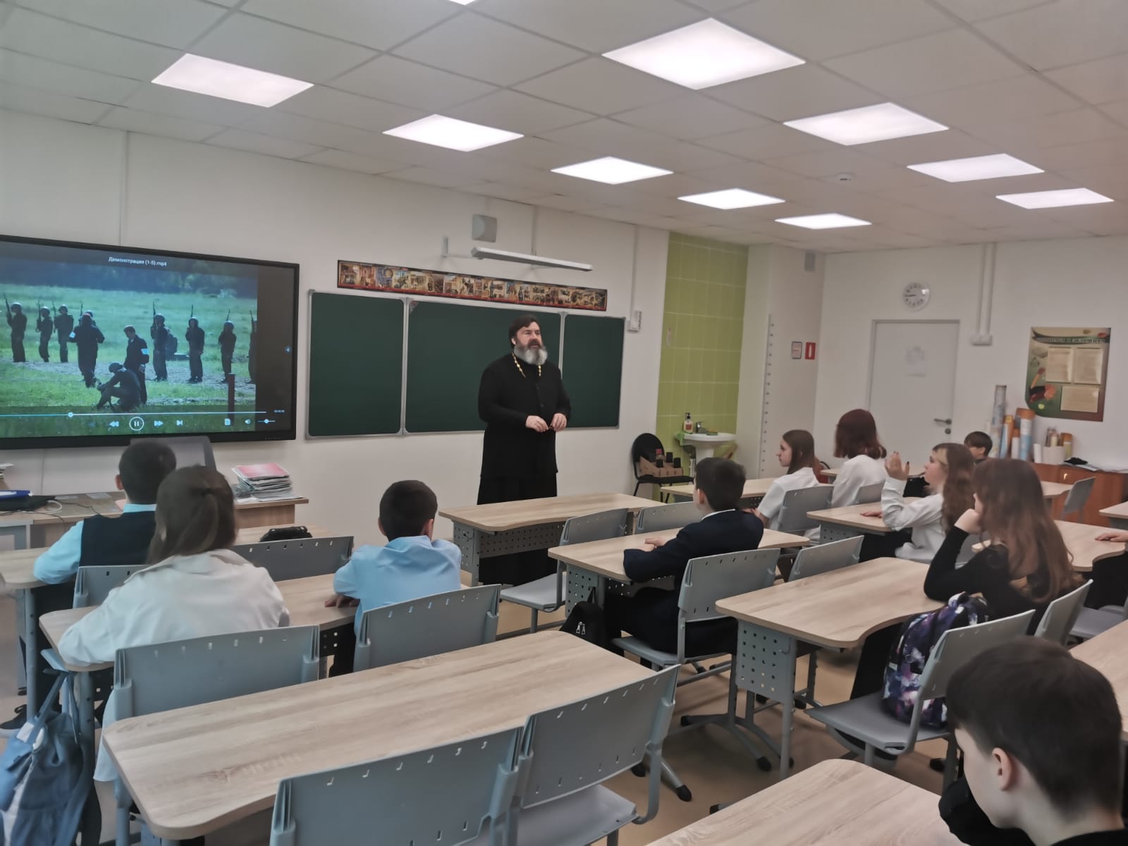 Посещение средней школы №14 г. Коломны.