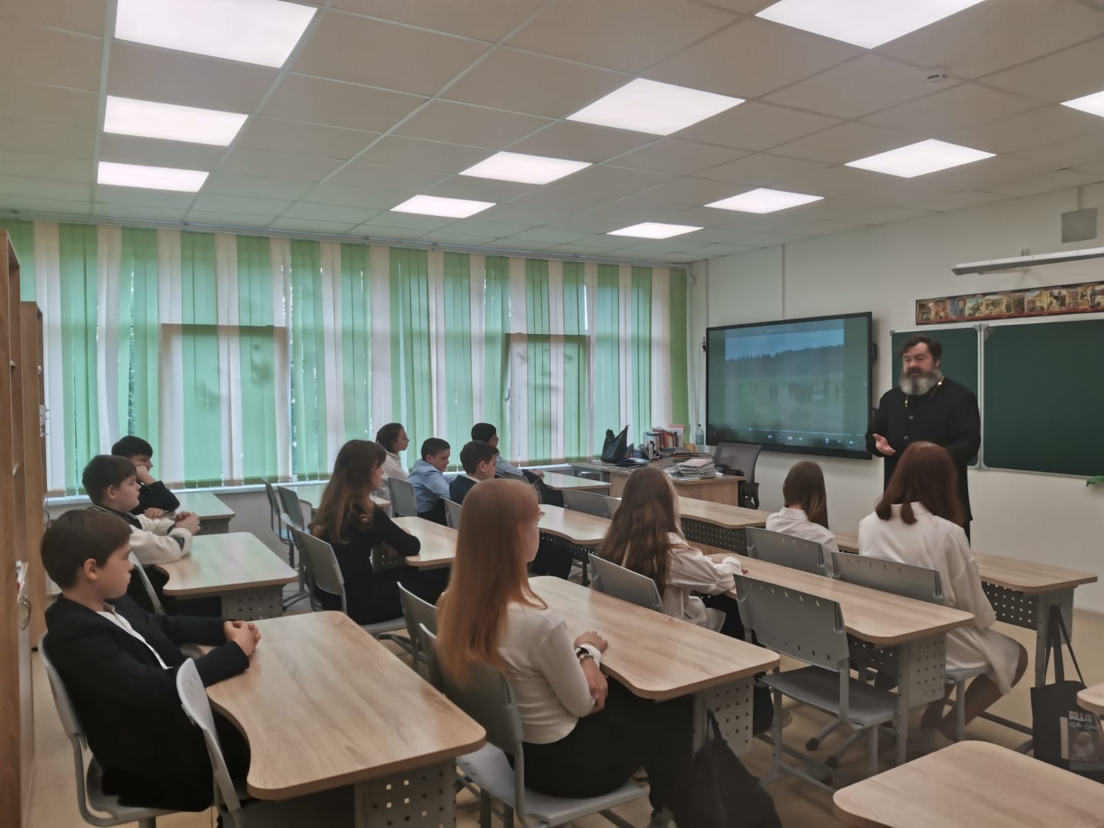 Посещение средней школы №14 г. Коломны.