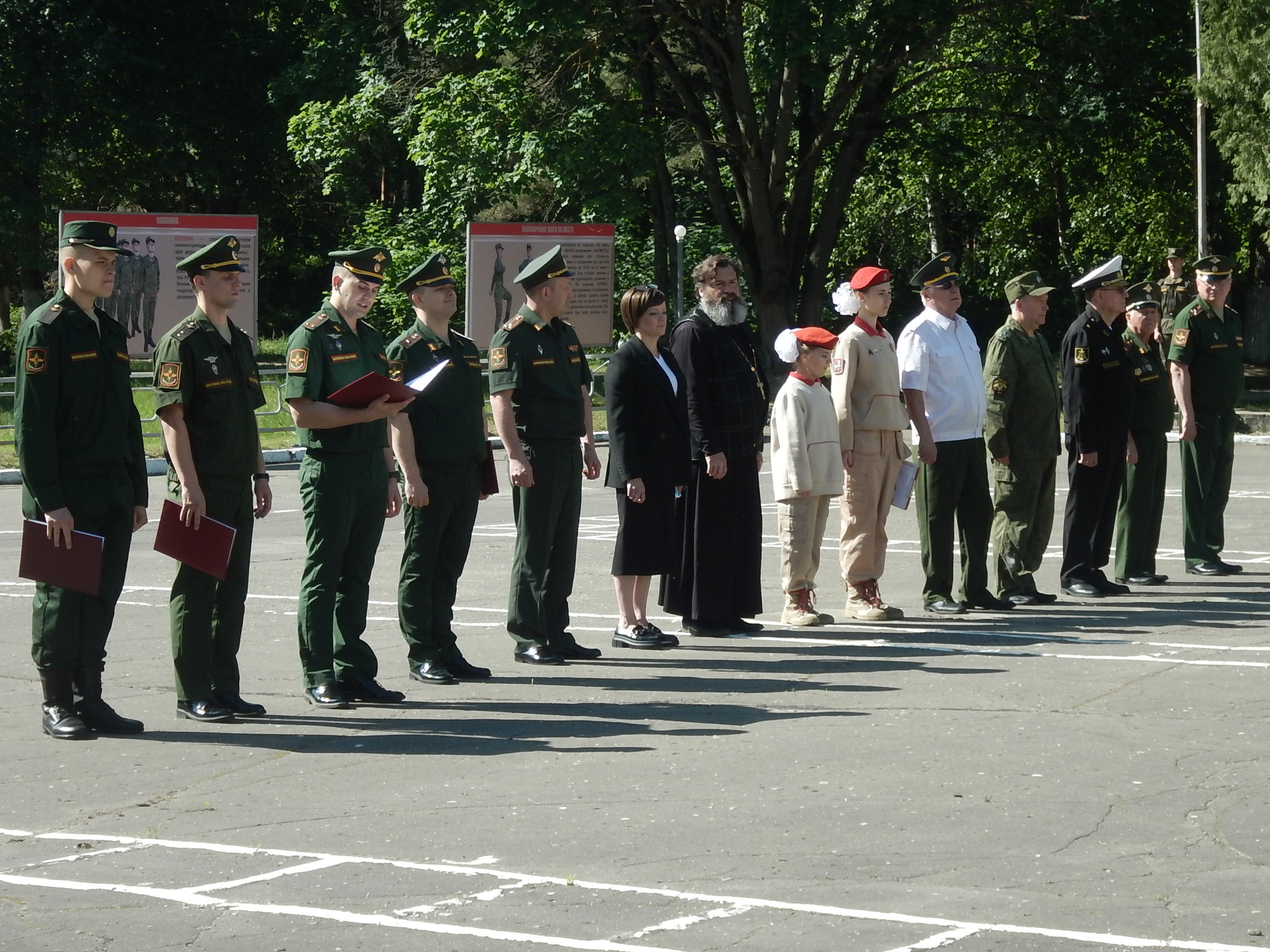 Начало летнего учебного цикла в воинской части №25801-8.
