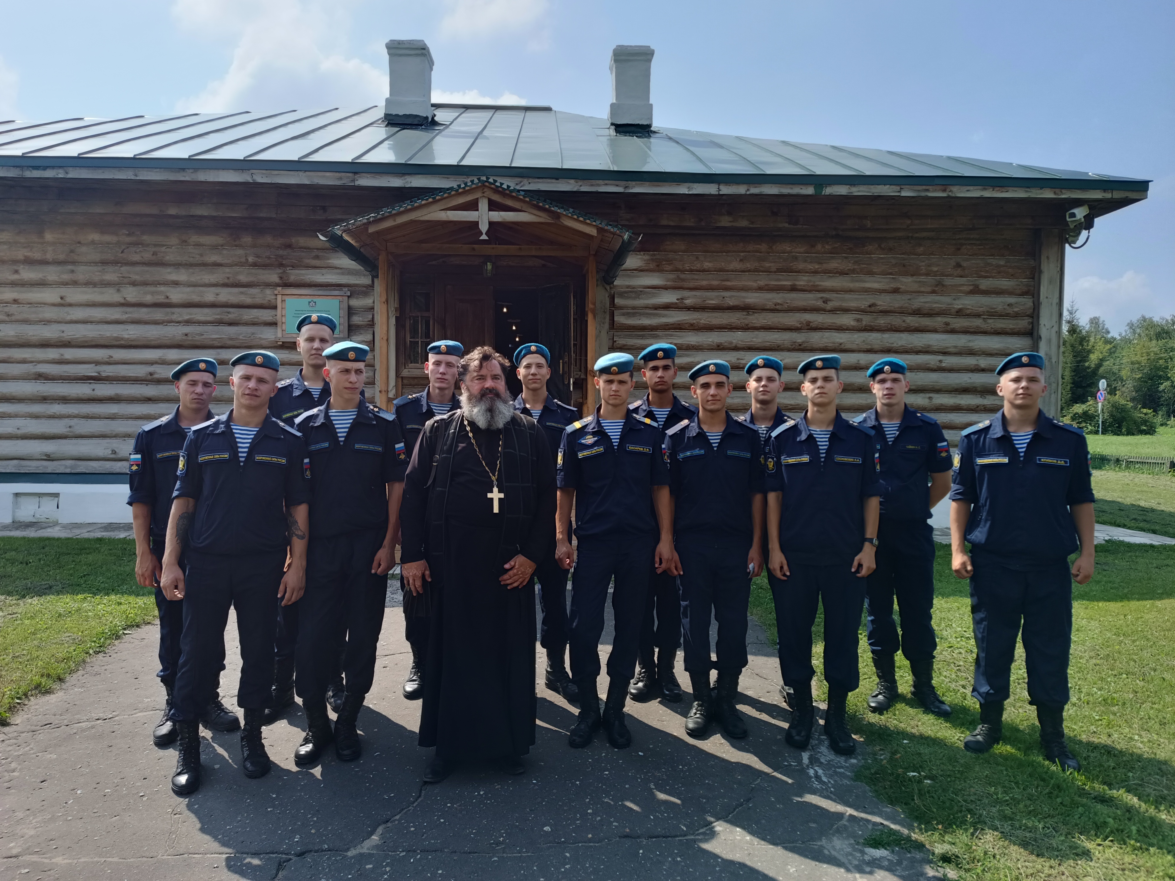 Поездка в село Константиново с военнослужащими в день воздушно-десантных войск России и День памяти св. Пророка Божия Илии.