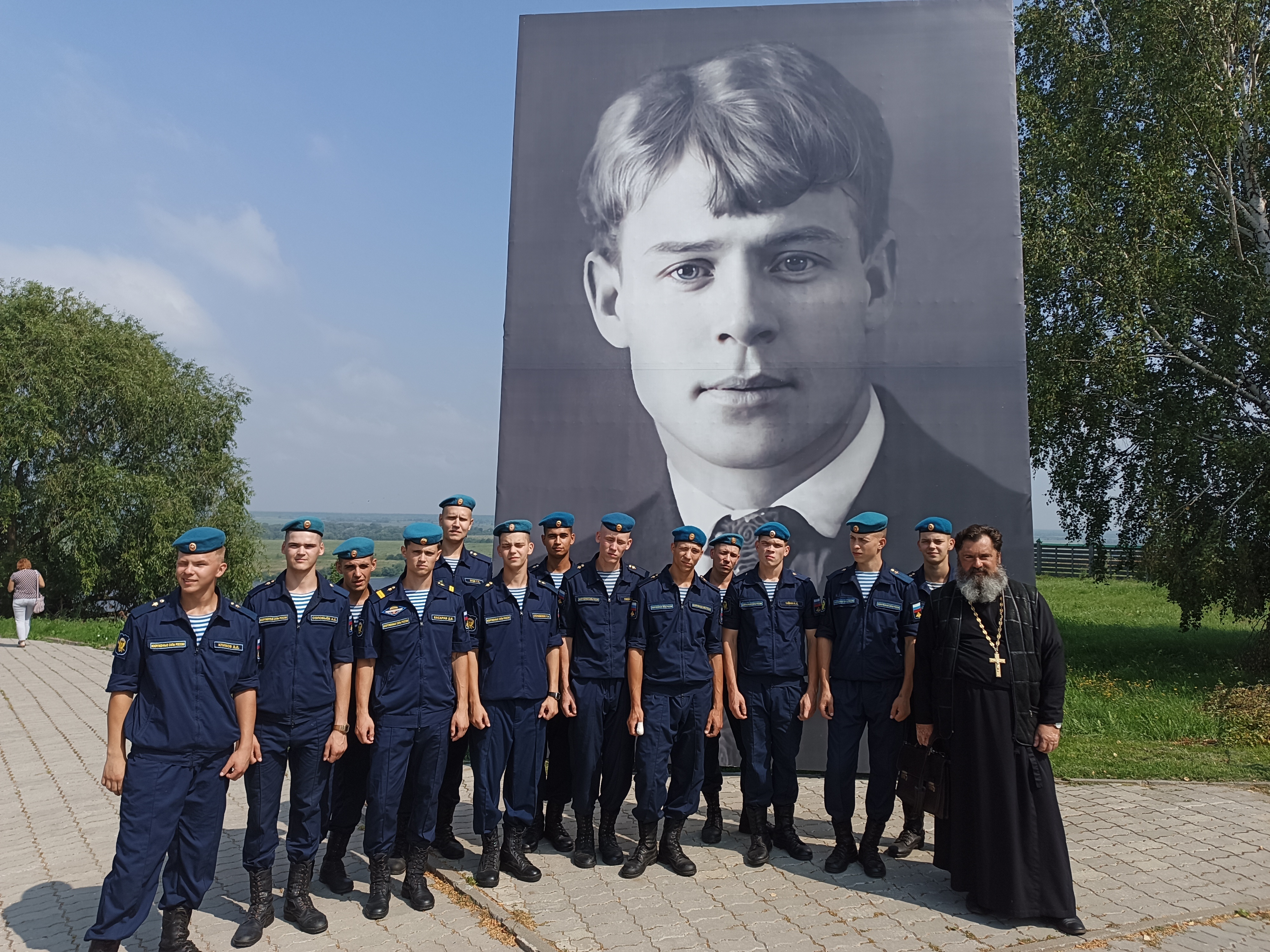 Поездка в село Константиново с военнослужащими в день воздушно-десантных войск России и День памяти св. Пророка Божия Илии.