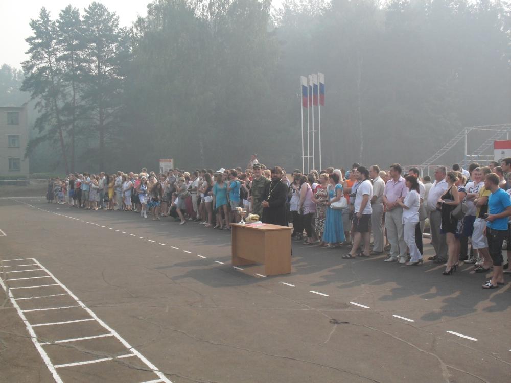 Присяга в в/ч 73802 и первое боевое крещение