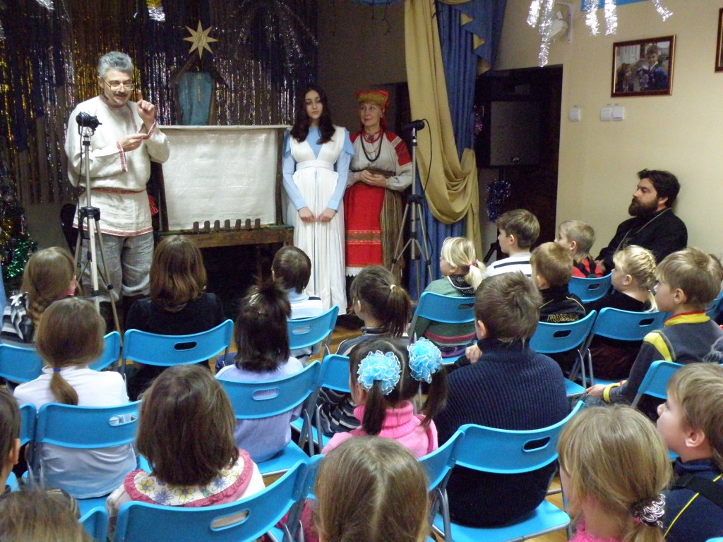 Рождественские поздравления детей