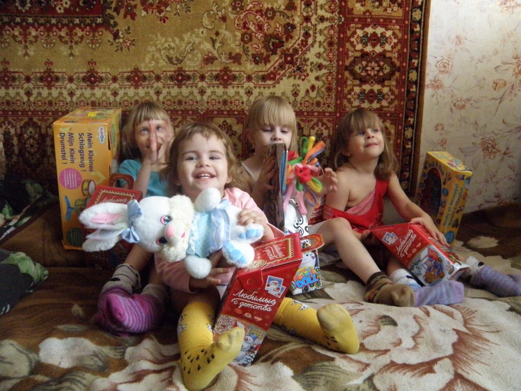 Подарки многодетной семье