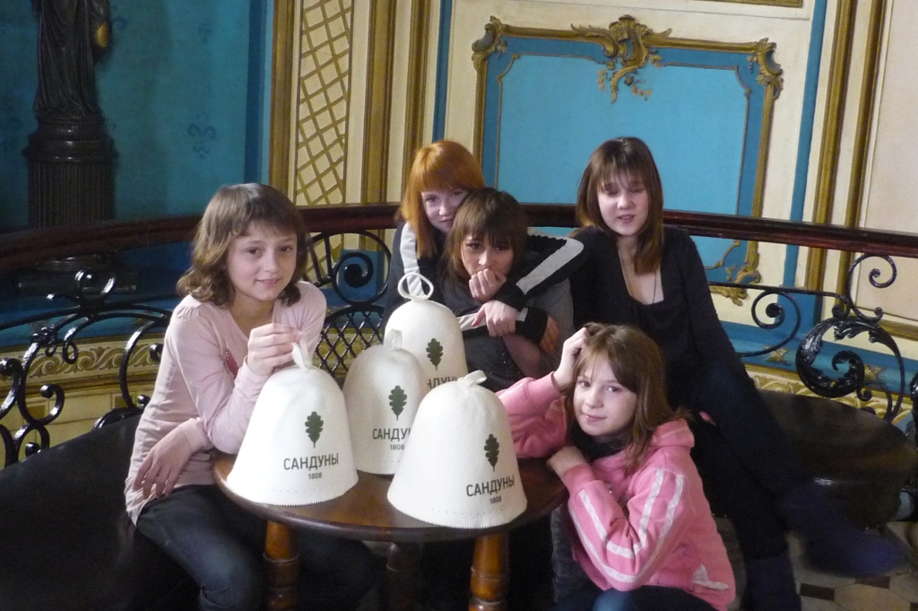 Поездка детей в Сандуновские бани