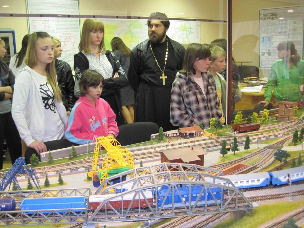 Посещение Московской детской железной дороги