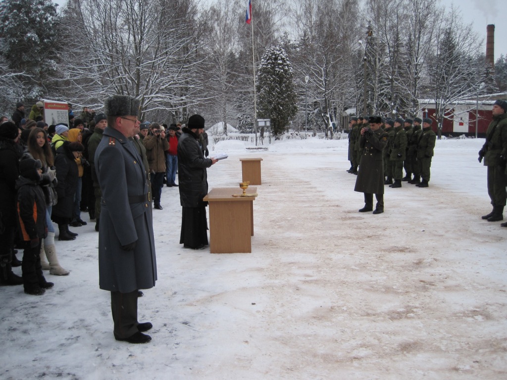 Присяга в/ч 73802 24.12.2011