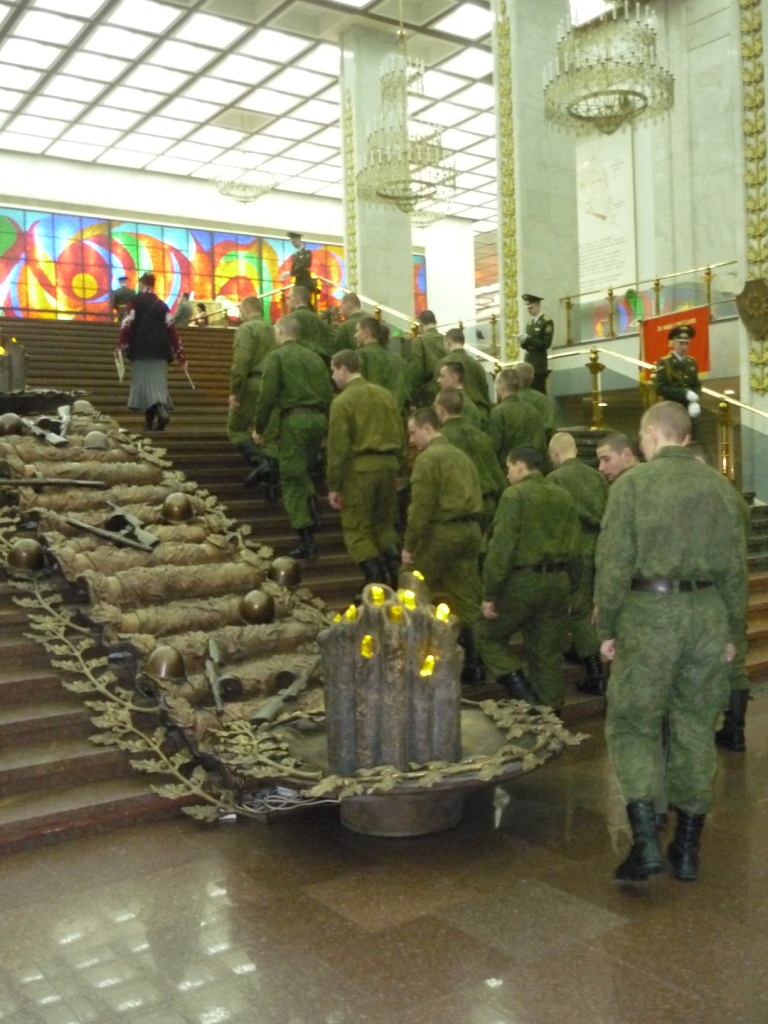 Поездка солдат в/ч 88612 в музей Великой Отечественной войны на Поклонной горе