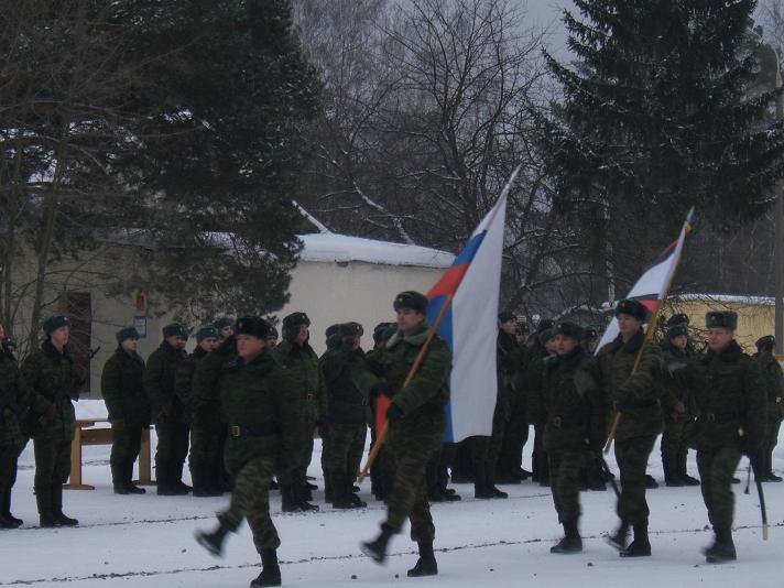 Присяга 07.02.09 в тысячном центре в\ч 88612 ракетных войск и артиллерии