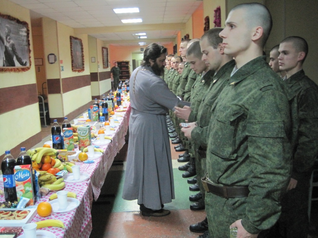 Беседа с новобранцами в в/ч №43556