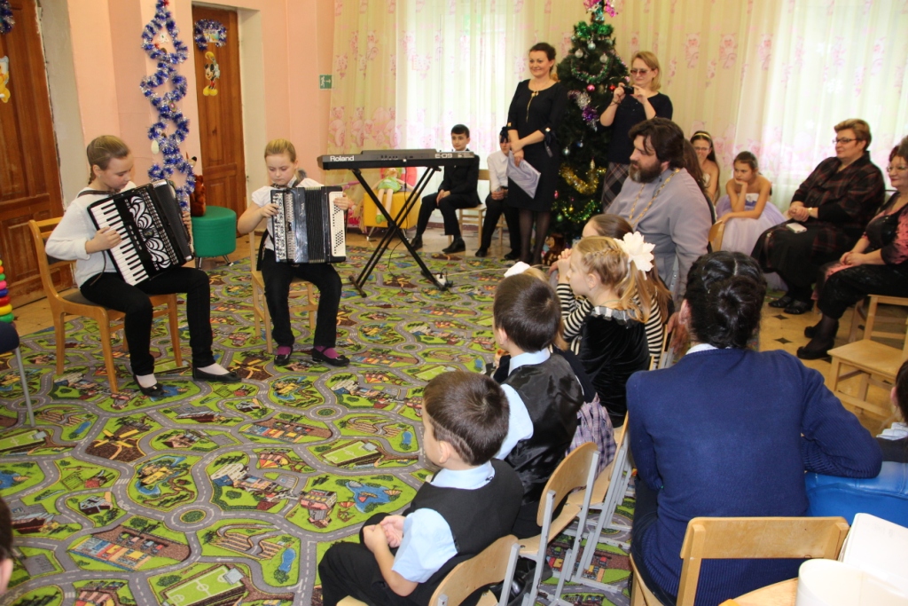 Рождественские поздравления детей