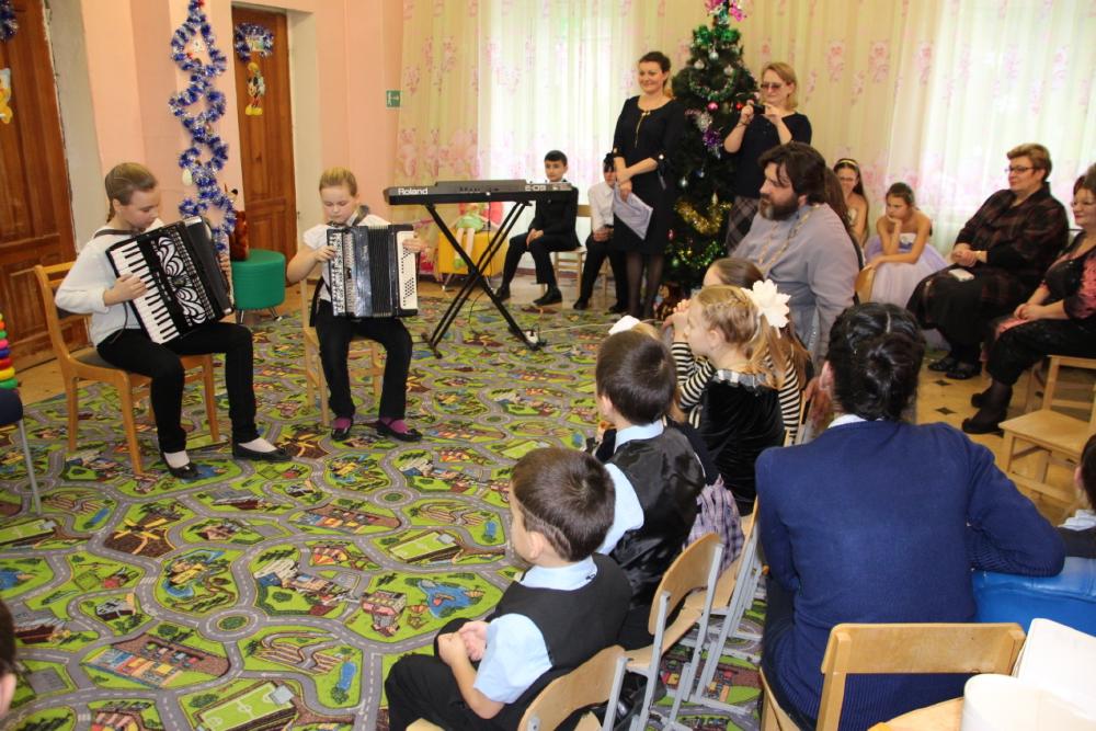 Рождественские поздравления детей